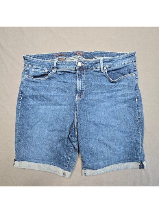 NYDJ Pants - NYDJ 20W Womens Denim Briella Jean Shorts Medium Wash Lift Tuck Technology
